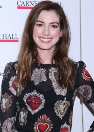 Anne Hathaway - The Children's Monologues at Carnegie Hall in NYC